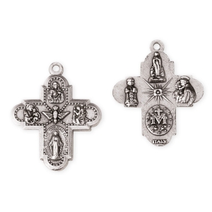 Krzyżyk włoski metalowy grecki  2,2 x 2,2 cm