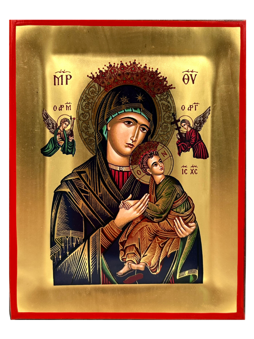 Ikona grecka Matka Boża Nieustającej Pomocy 20 x 26 cm