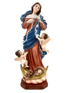 Figura Matka Boża Rozwiązująca Węzły 30 cm marmur