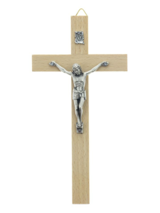 Krzyż drewniany jasny 16 cm