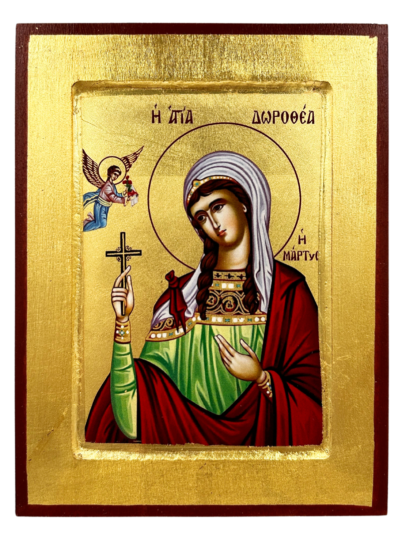 Ikona święta Dorota 18 cm x 23,5 cm