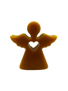 Świeca 100% wosk anioł serce mały 50 g