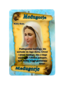 Magnes piankowy Medugorje 5,5 cm x 8 cm