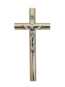 Krzyż drewniany jasny 16 cm