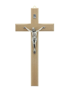 Krzyż drewniany jasny 20,5 cm