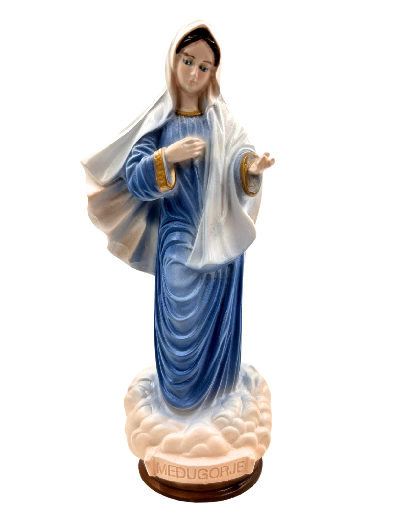 Figura Matka Boża z Medjugorie 18 cm marmur