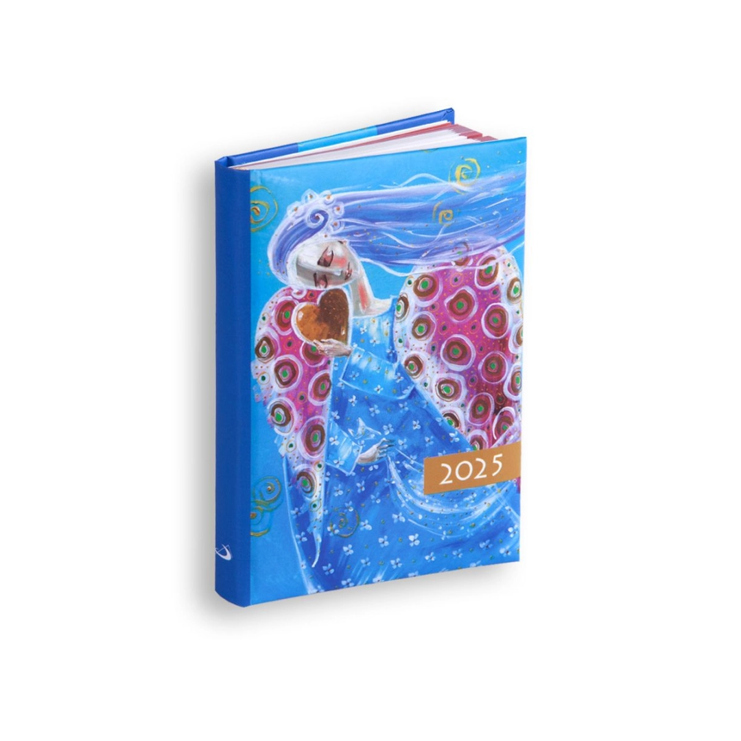 Kalendarz 2027 B7 kieszonkowy Anioł