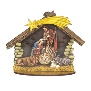 Obrazek Szopka Święta Rodzina 12x16 cm