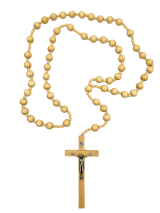 Różaniec procesyjny jasny 110 cm