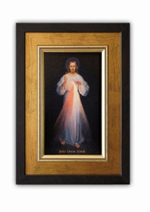 Obraz Jezu, ufam Tobie wizerunek wileński 34 cm x 54 cm