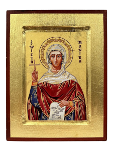 Ikona święta Monika  14 cm x 18 cm