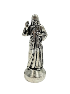 Figurka Jezus Miłosierny przylepiec 7 cm metal magnes