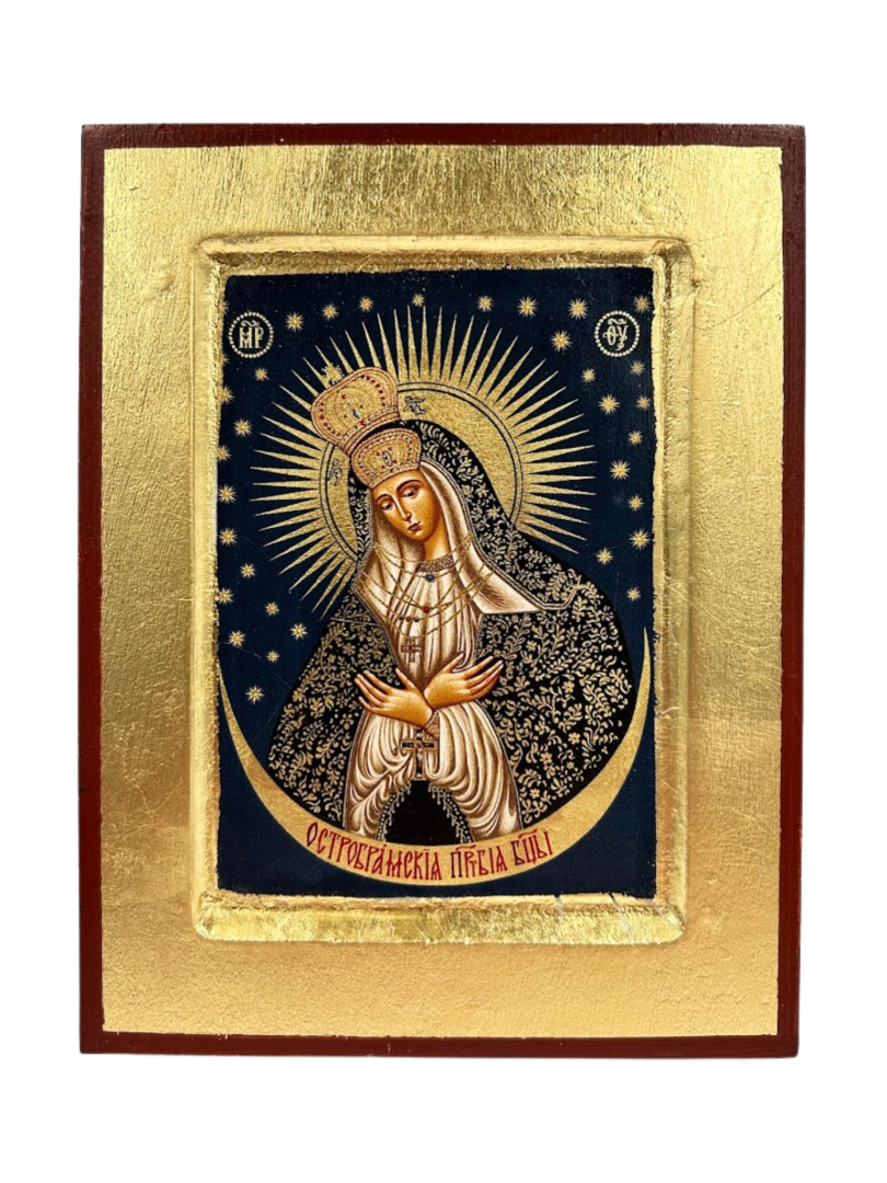 Ikona Matka Boża Ostrobramska 14 cm x 18 cm