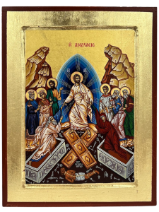 Ikona Pan Jezus Zmartwychwstanie 24 cm x 31 cm