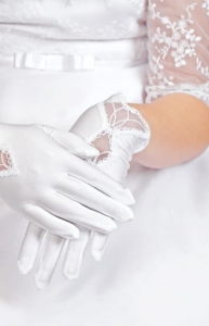 Rękawiczki komunijne 