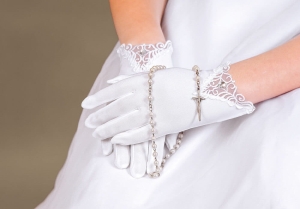 Rękawiczki komunijne 