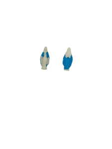 Figurka mikro Matka Boża Niepokalana 2 cm fluor/niebieska 50 szt.
