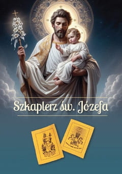 Szkaplerz św. Józefa książeczka + szkaplerz 