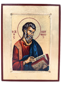 Ikona bizantyjska św. Mateusz 24 x 18 cm