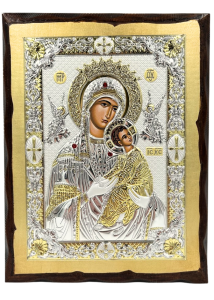 Ikona grecka z certyfikatem MB Nieustającej Pomocy 27x21cm