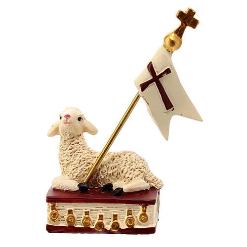 Baranek wielkanocny figurka z żywicy 10 cm