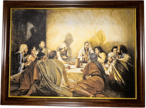 Obraz Ostatnia Wieczerza płótno r. drewniana 78x58cm
