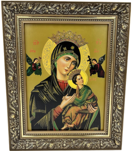 Obraz Matka Boża Nieustającej Pomocy r. drewniana 50x40 cm