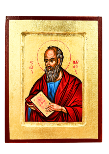 Ikona bizantyjska święty Paweł 18 x 14 cm