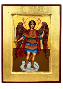 Ikona bizantyjska święty Michał Archanioł 24 x 18 cm